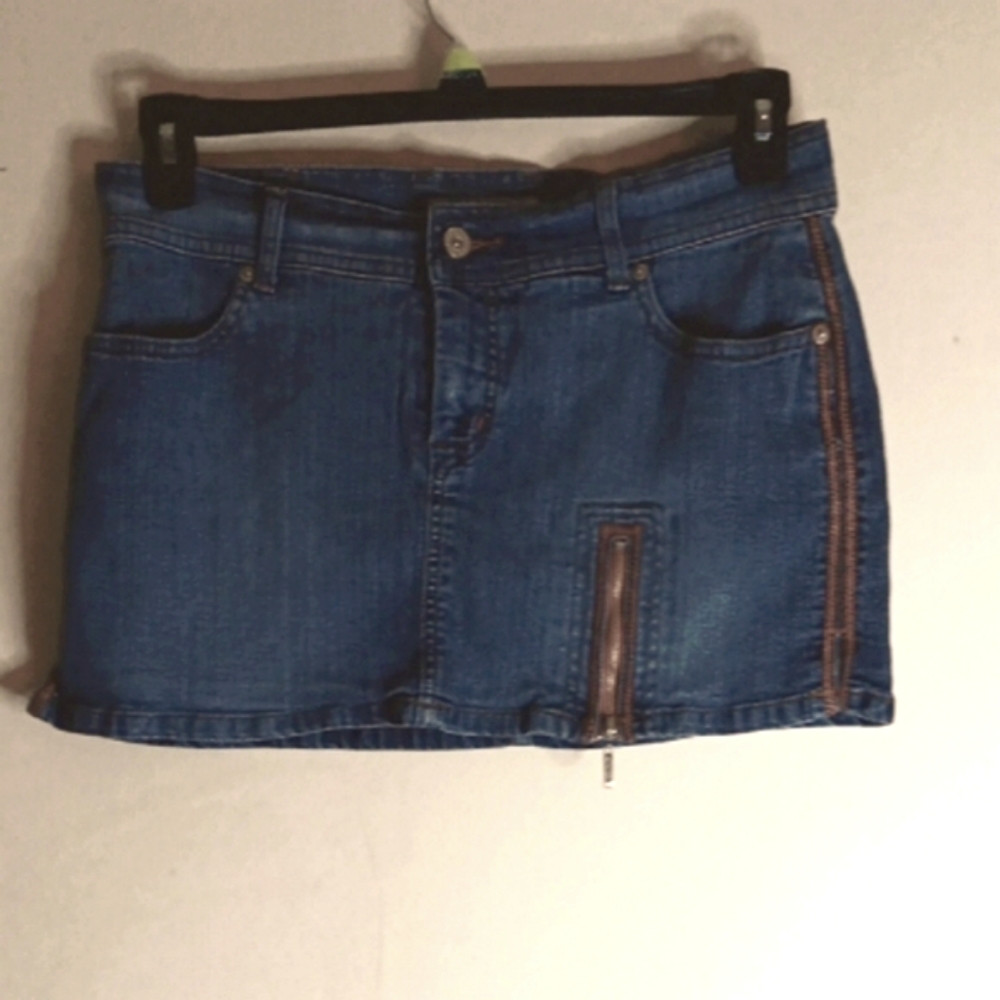 Demin Mini Skirt